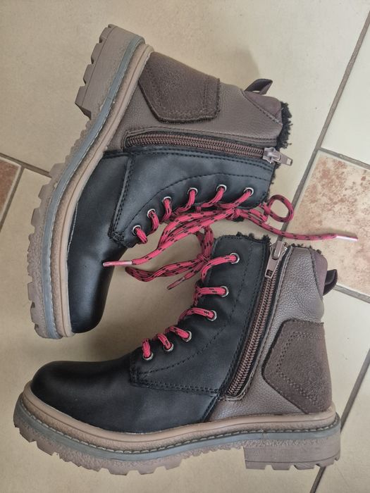 Buty chłopięce zimowe eleganckie trapery 31 rozmiar traperki United Co