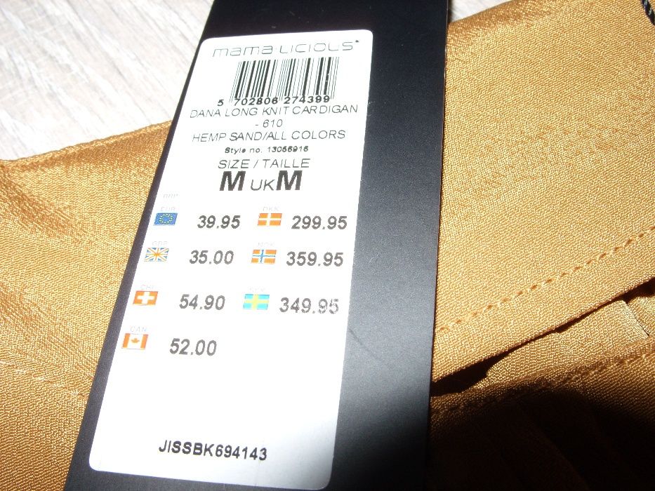 nowa ciążowa tunika Asos maternity karmelowa