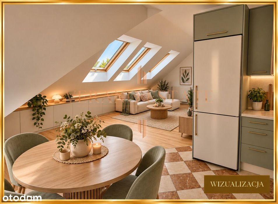 3 Pokoje | 50M² | Garaż W Cenie |  Niski Czynsz