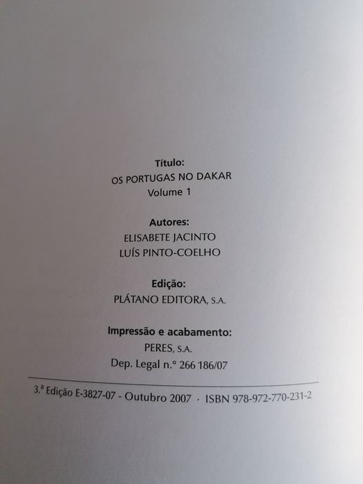 BD Os Portugas no Dakar I e II