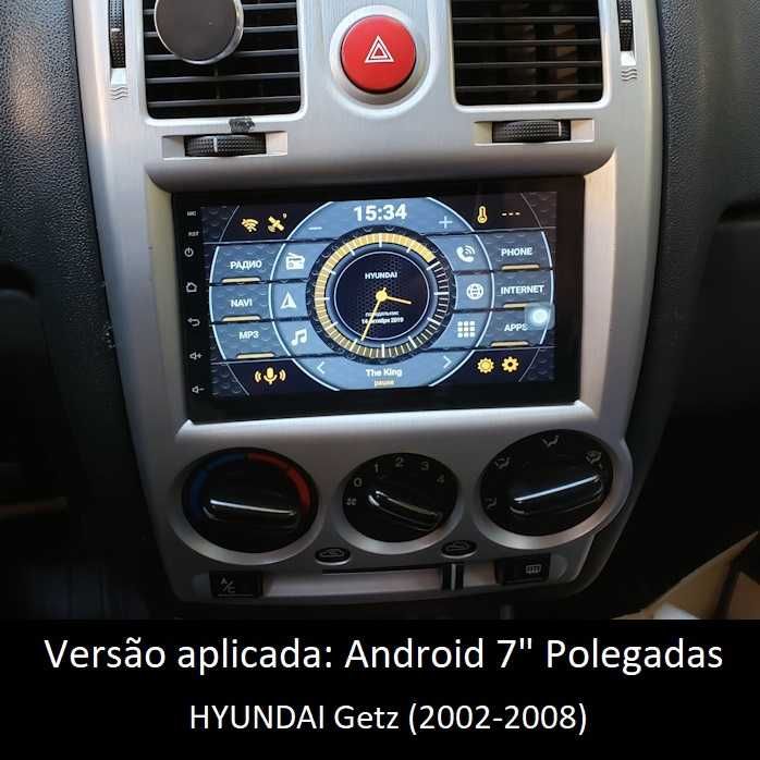 Rádio 2DIN • HYUNDAI Getz Tucson Matrix Accent Trajet • Android 4+64GB