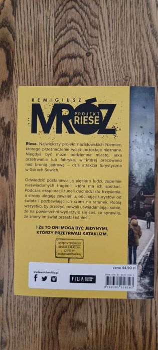 Książka "Projekt Riese" Remigiusz Mróz