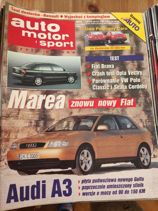 Auto Sport Motor - czasopismo motoryzacyjne roczniki 91-05