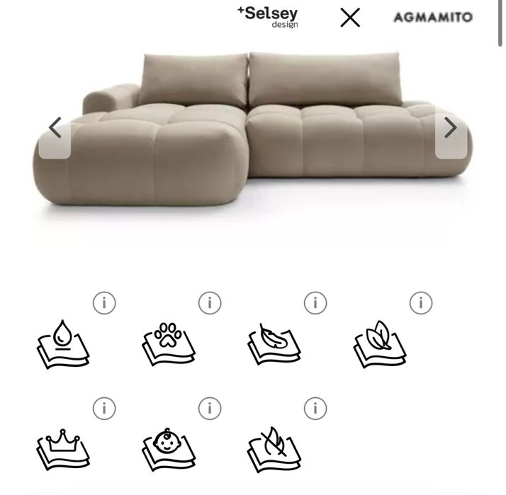 Naroznik ombo lewy, nowy, tylko rozpakowany