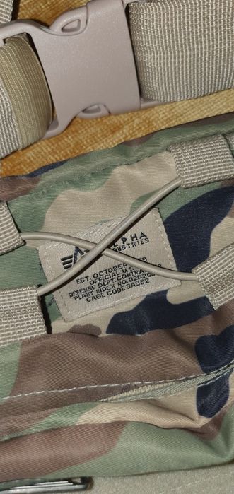 Alpha Industries nerka taktyczna nowa bez metki camo