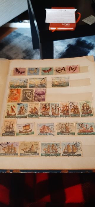 Álbum de selos Antigos