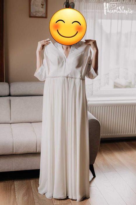 Suknia ślubna prosta