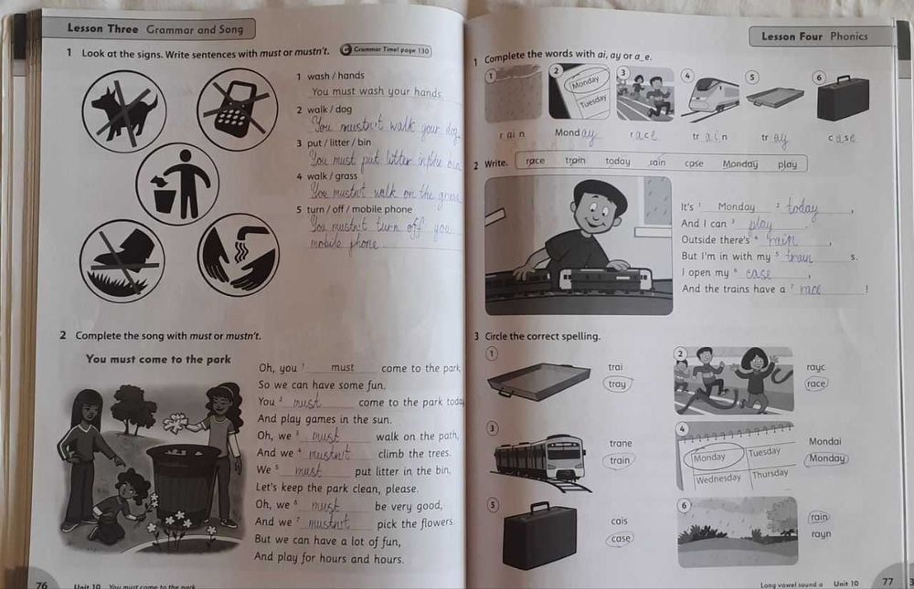 Family and Friends 3 workbook