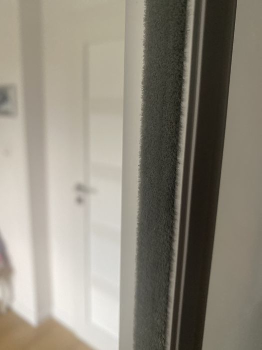 Drzwi szkalne przesuwne szkło hartowane mleczne 2szt 2,45x97 cm