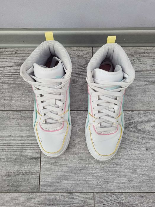 Sneakersy wysokie białe 37