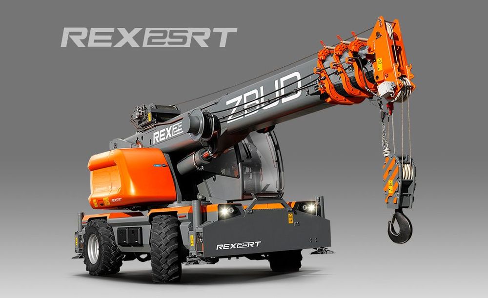REX25RT  Żuraw terenowy REX25RT. POLSKI PRODUCENT. Fabrycznie nowy.