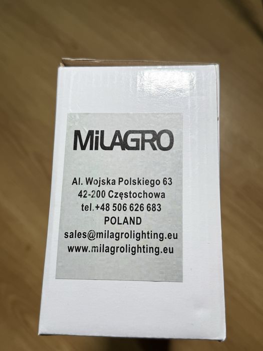 Lampa kinkiet vita 18v milargo