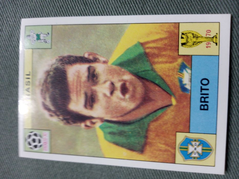 Cromo Panini World Cup Story de Brito no Mundial de 70