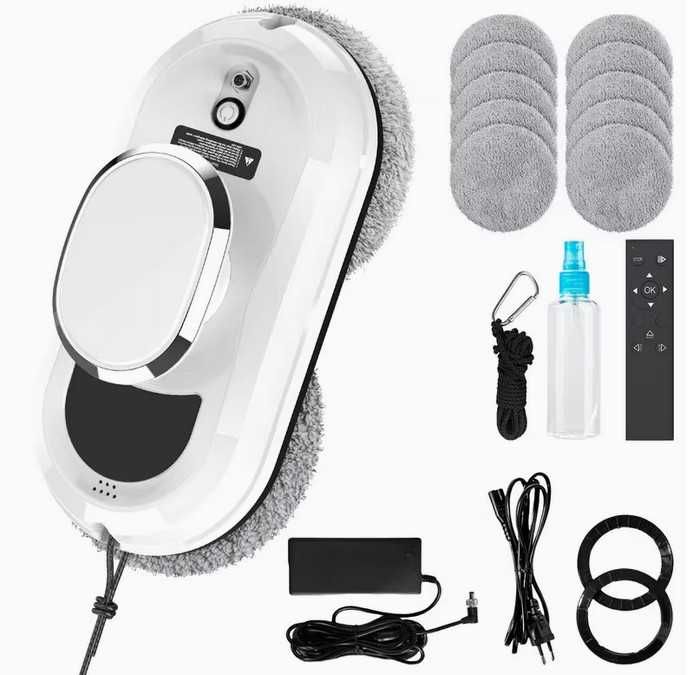 Automatyczny robot do mycia okien, szyb, powierzchni +pilot, akcesoria