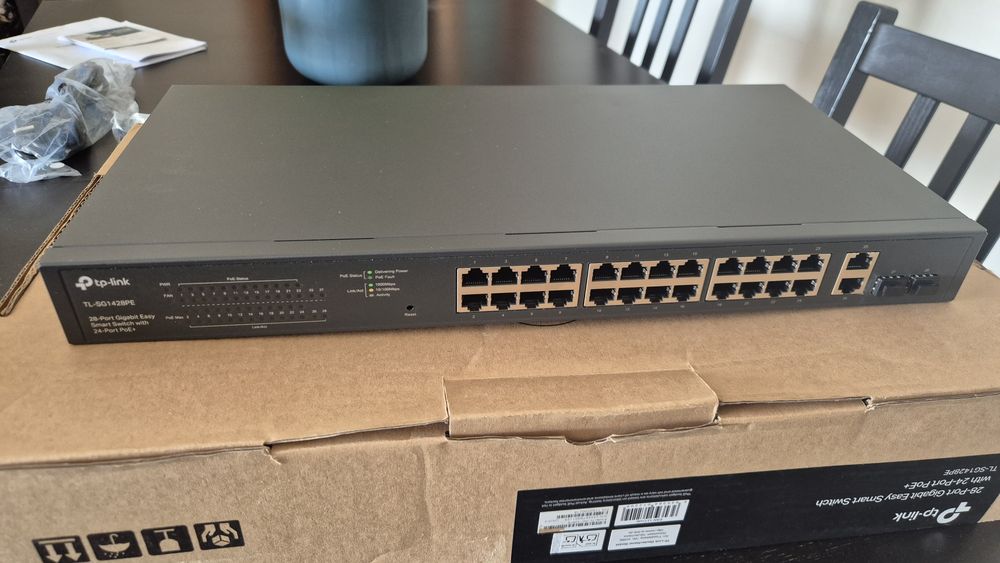 Switch TP-Link 24 Portas PoE+