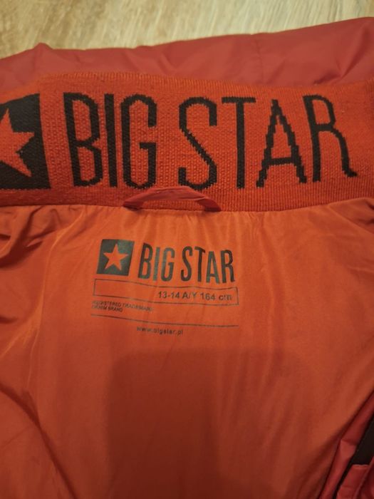 Kurtka zimowa big star rozmiar 164 czerwona chłopięca