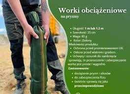 Worki obciążeniowe PAKIET-50 szt do pryzmy kiszonki siatki pryzmowej