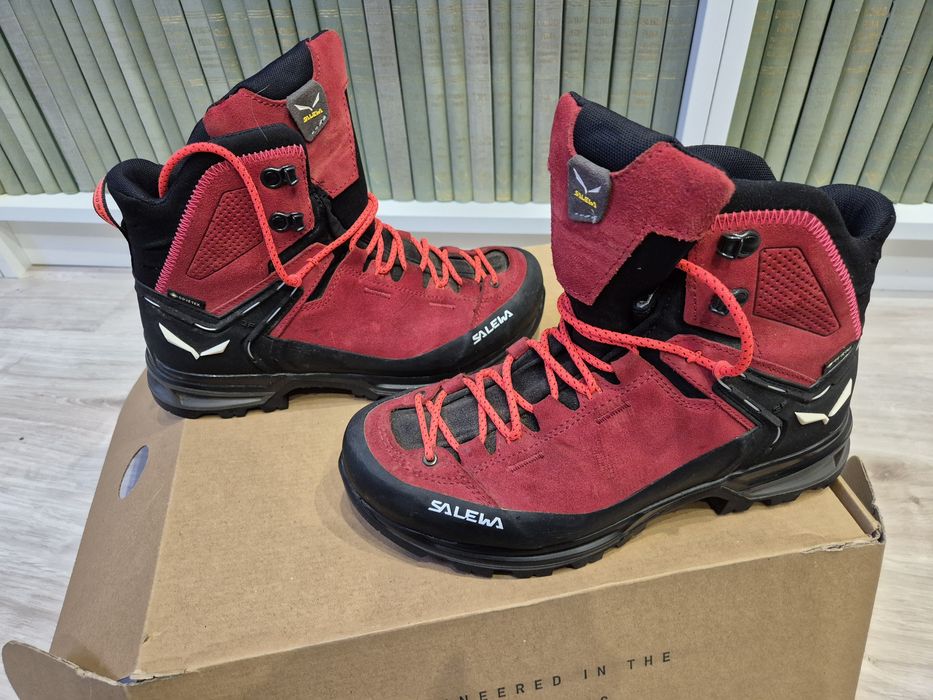 Buty damskie Salewa MTN Trainer 2 Mid GTX - czerwone