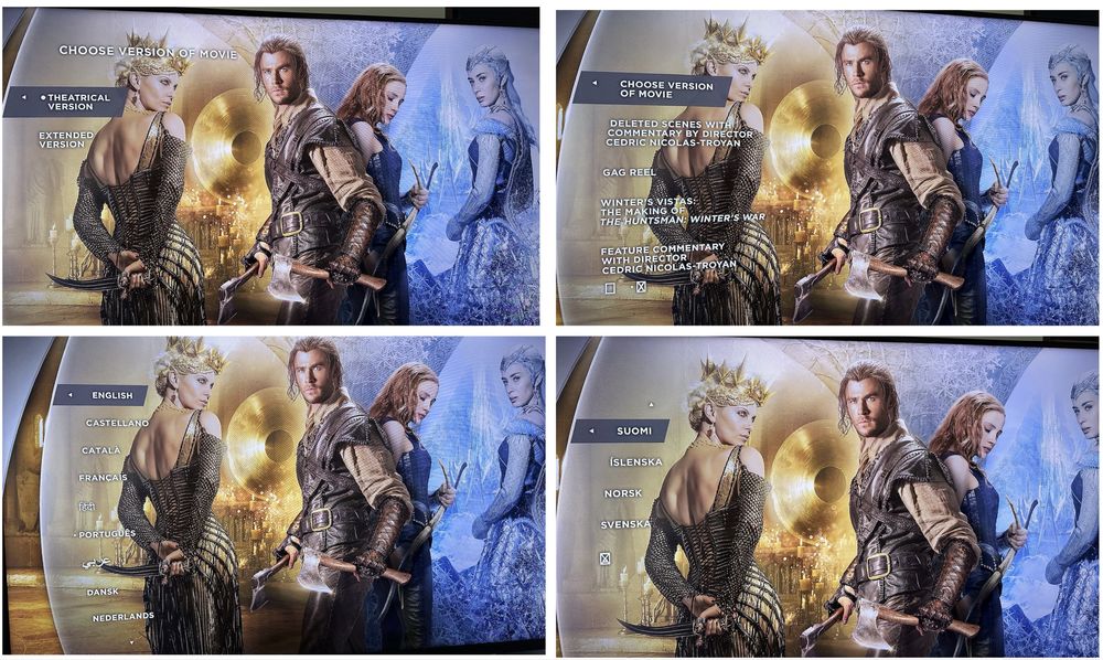 Blu-ray ‘O Caçador e a Rainha do Gelo (Steelbook)’