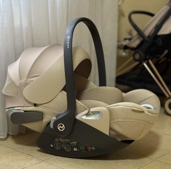 Автокрісло CYBEX Cloud T i-Size plus Cozy Beige група 0+