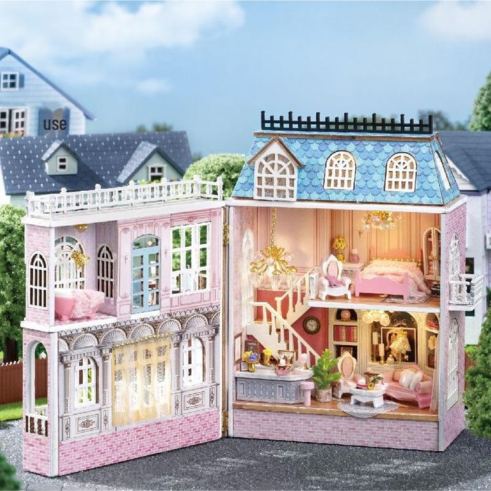 3D‑набір мініатюрного будинку DIY house,румбокс,roombox,ляльковий дім