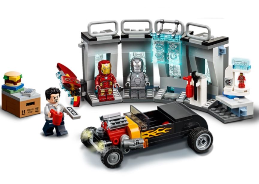 Конструктор Мстители Avenger Лаборатория Железного человека/288 детали