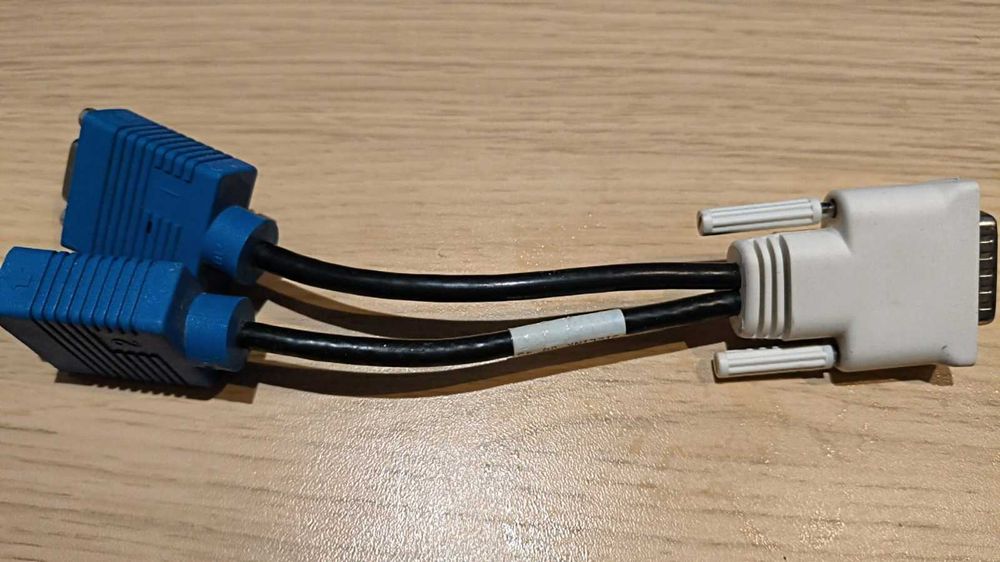 Cabo Adaptador Dms-59 em Y Vga