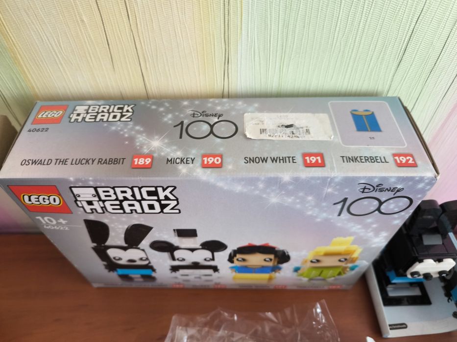 LEGO Brick Headz 100 років Disney (40622) дінь дінь,білосніжка дісней