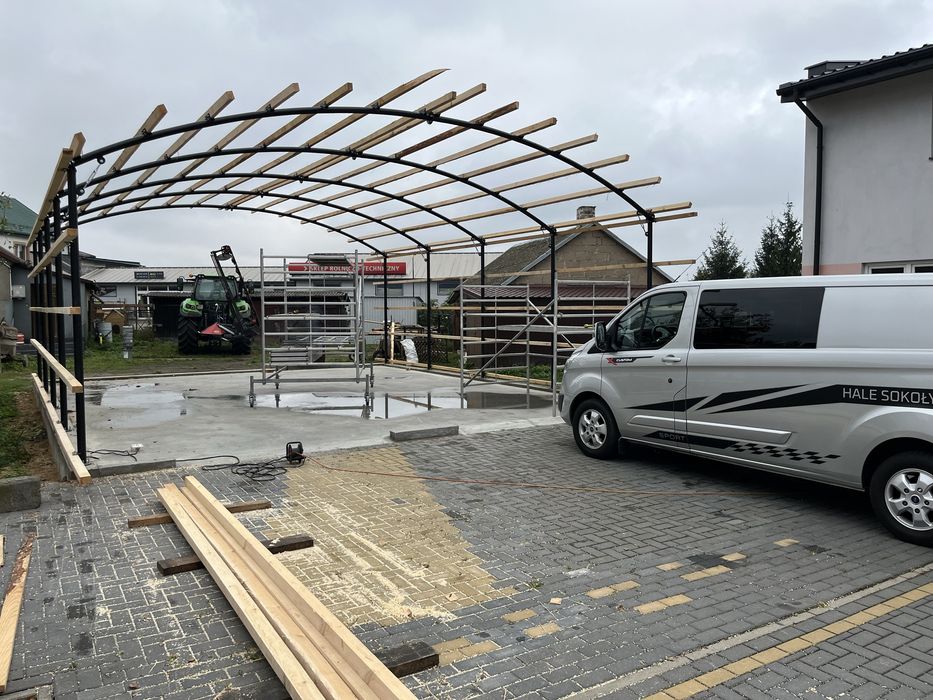 Konstrukcja hali łukowej