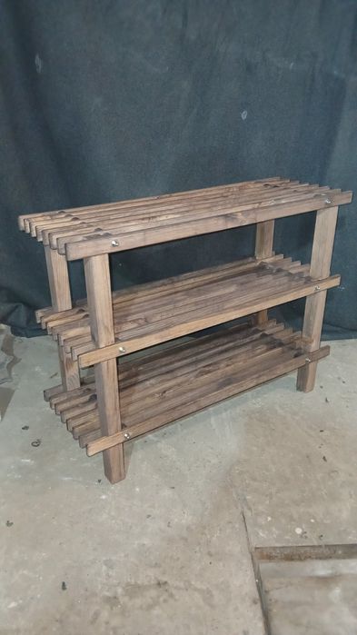 Полка для обуви складная обувная полка обувница банкетка этажерка