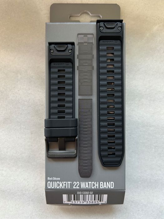 Garmin pasek 22mm quickfit nowy oryginalny czarny