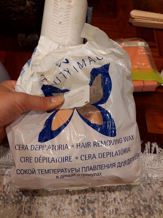 2 kits de cera  quente para depilação
