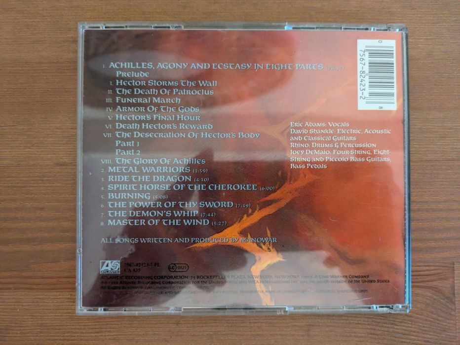 CD " The Triumph of Steel " Manowar 1992 (Como Novo)