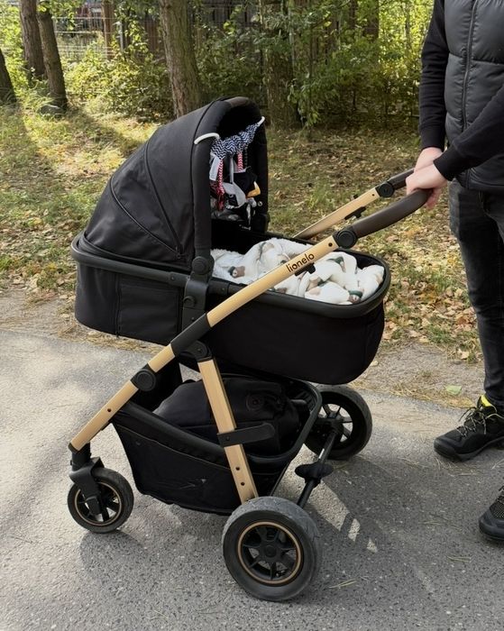 Wózek Lionelo Amber 2w1 Black Onyx