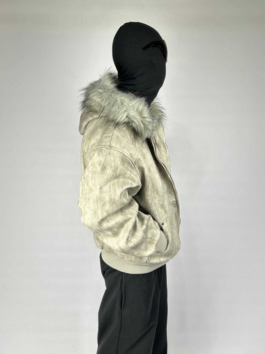 Аляска Bomber Jacket куртка бомбер курточка на капюшоні хутро