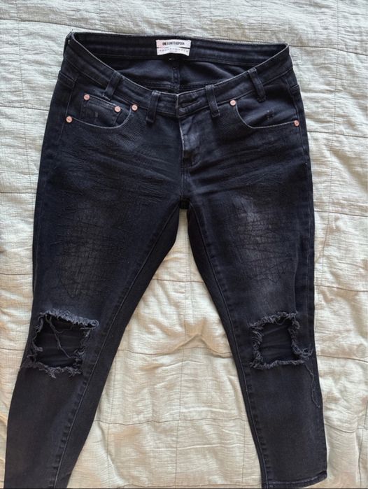 onetenspoon jeansy black freebirds ii