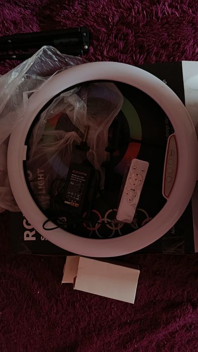 Кільцева лампа RGB LED Soft Ring Light 45 см MJ18 YU227