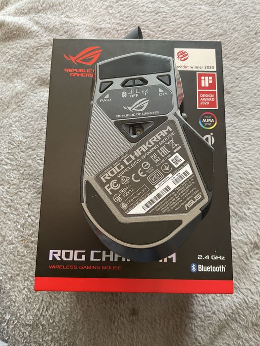 Rato Óptico Asus ROG Chakram RGB Wired/Wireless 16000DPI