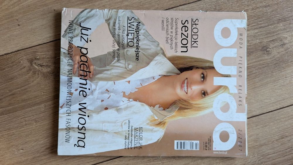 Burda 2007 luty wykroje