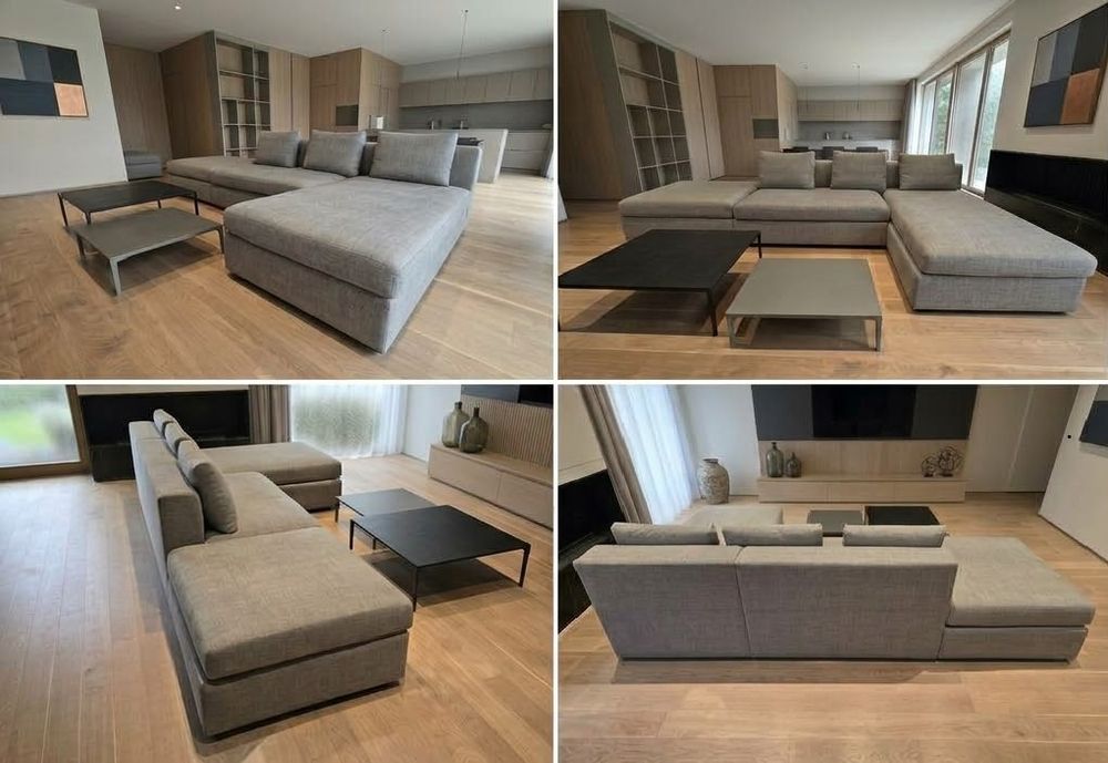 Nowoczesna sofa z szezlongiem (320cm x 95/170cm)