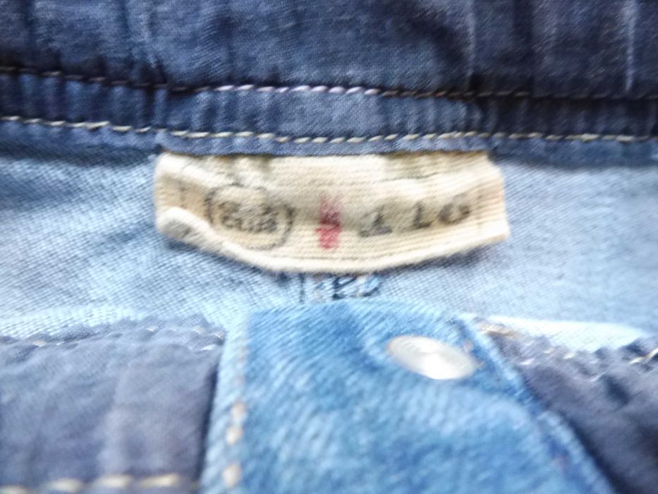 R 116 spódniczka ogrodniczka jeanowa