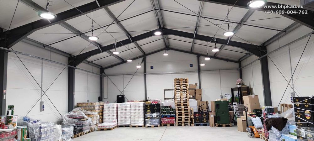 Konstrukcje stalowe. 10x20x4,2m. BHP KAD. Producent. Bartoszyce.