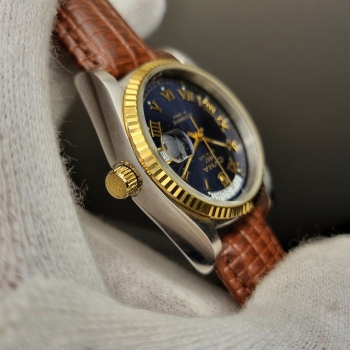 Zegarek Męski Cyma President Day Date  lata 1990 ! 36 mm styl rolex !