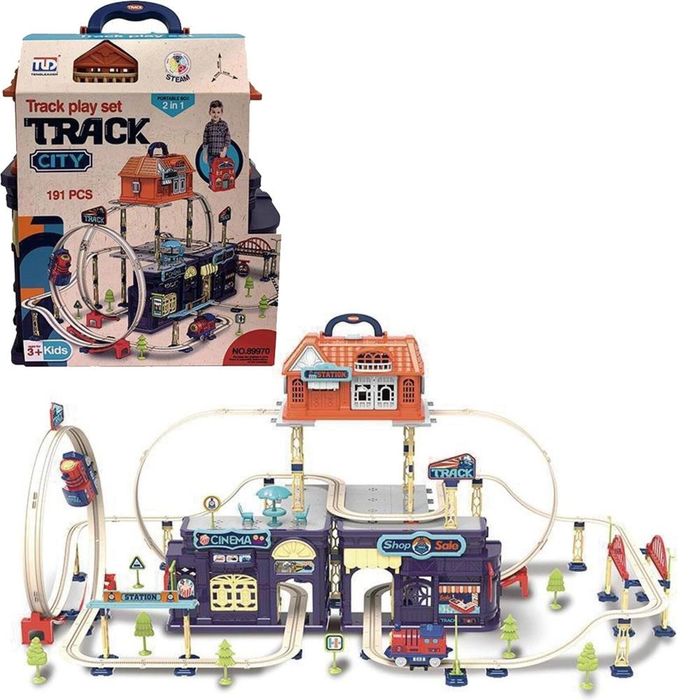 Kolejka w miasteczku pudełko,250x160 mm