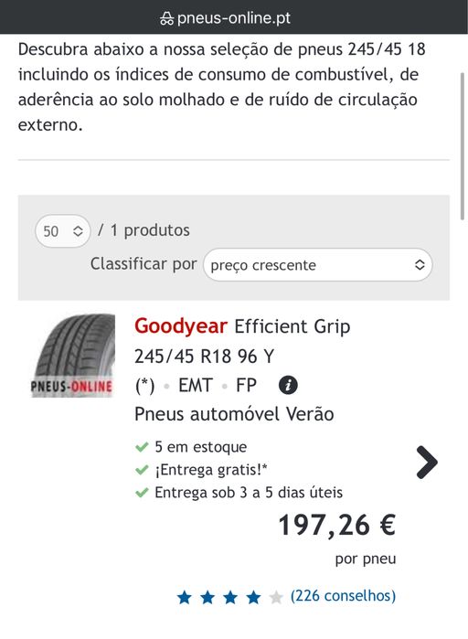 goodyear 245/45 18 96Y