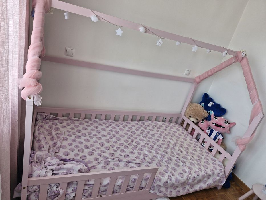 Cama montessori Rosa