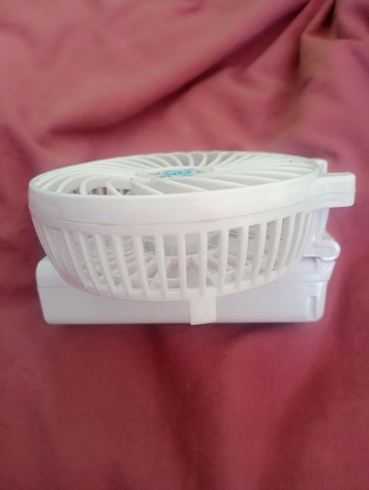 Ручний вентилятор Handy Mini Fan зі складною ручкою, Білий