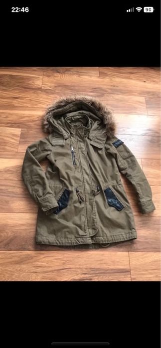 Kurtka parka Bershka S