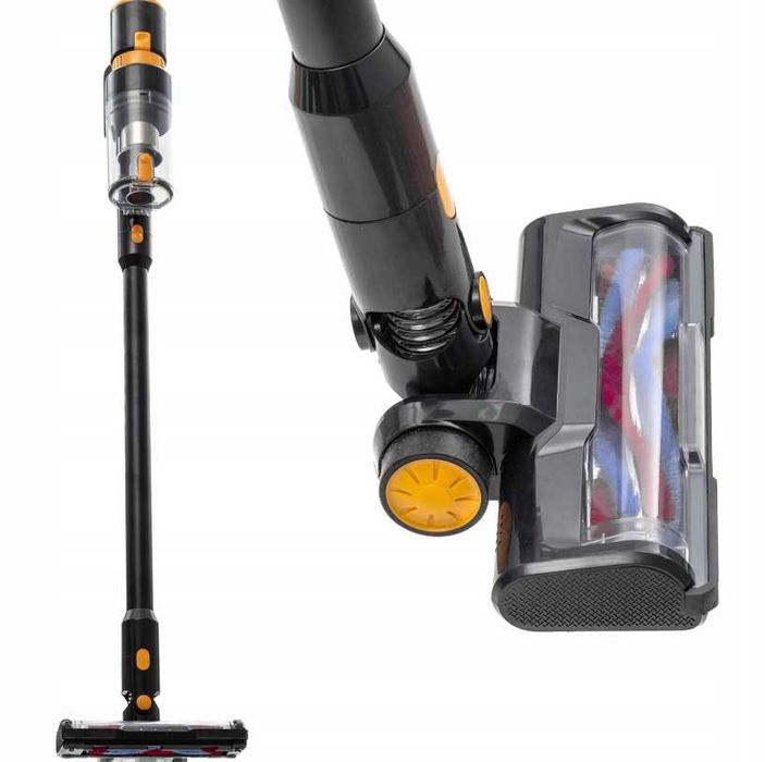 ODKURZACZ PIONOWY Bezprzewodowy 2w1 Cyklonowy Akumulatorowy WYPRZEDAŻ