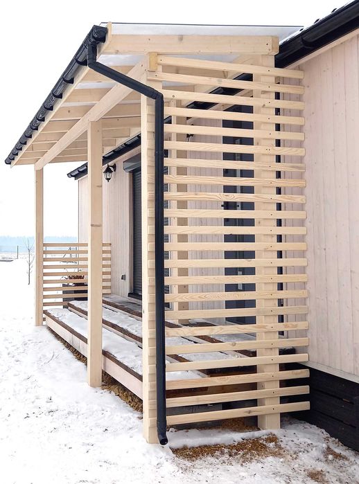 Zadaszanie tarasu poliwęglan 16mm, Poliwęglan lity, Pergole, Tarasy, Markizy, Domki narzędziowe Altany, Zadaszenia, Płotki, Żaluzje ruchome, Podbitka